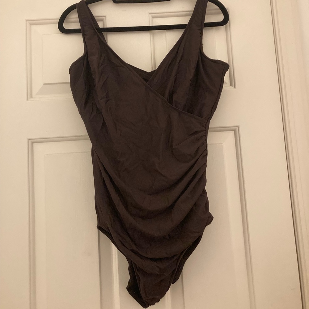 Miraclesuit Dark Brown Swimsuit